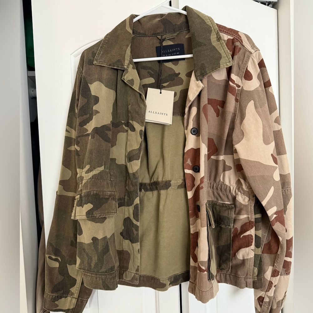*NWT* ALLSAINTS Rowan camo jacket